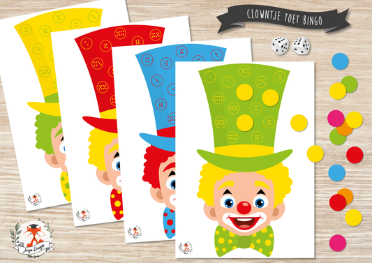 Clowntje Toet Bingo