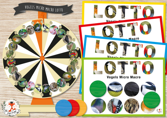 Birds Micro-Macro Lotto