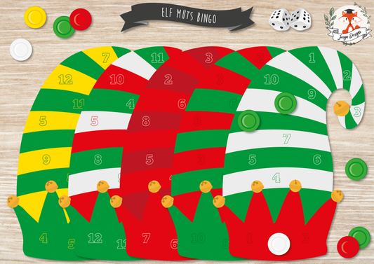 Elf Hat Bingo