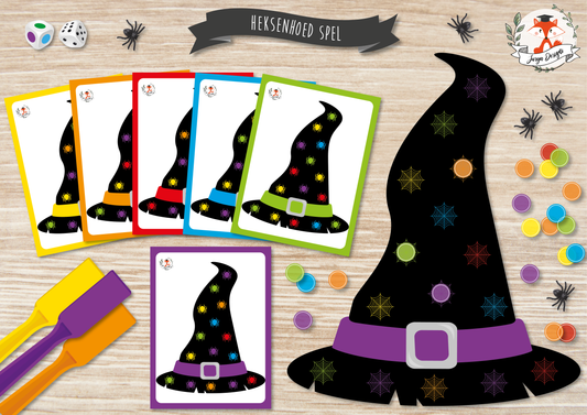 Jeu de chapeau de sorcière