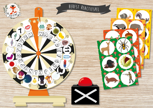 Herfst Beginklank Reactiespel - Juf Surya Designs