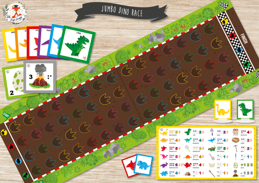 Course de dinos géants