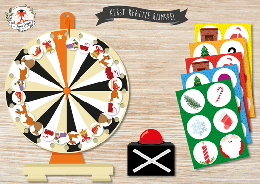 Kerst Reactie Rijmspel - Juf Surya Designs