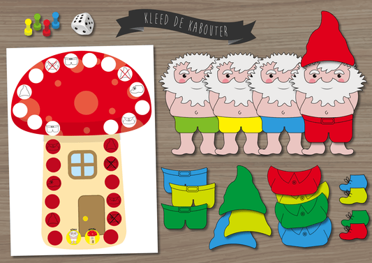 Kleed de Kabouter - Juf Surya Designs