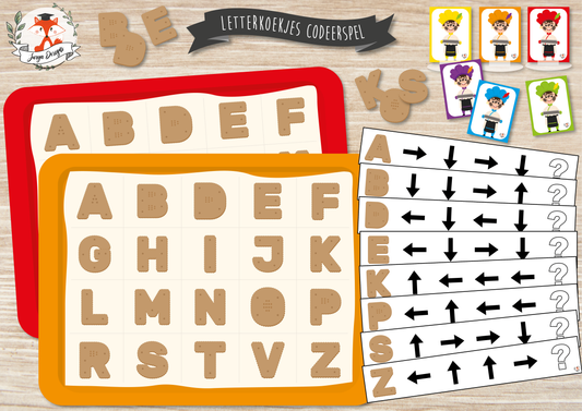 Letterkoekjes Codeerspel