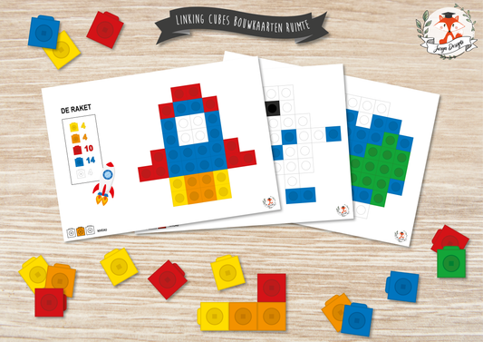 Linking Cubes Bouwkaarten Ruimte