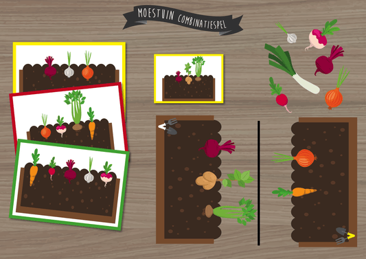 Moestuin Combo Spel Versie 1&2 - Juf Surya Designs
