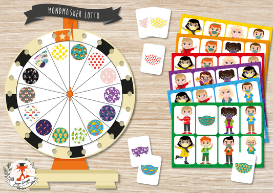 Mondmasker Lotto - Juf Surya Designs