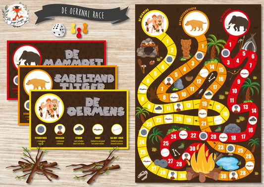 Oerknal Race - Juf Surya Designs