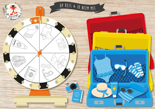 Op reis & ik neem mee - Juf Surya Designs