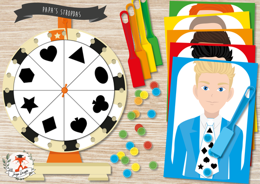 Papa's Stropdas - Juf Surya Designs