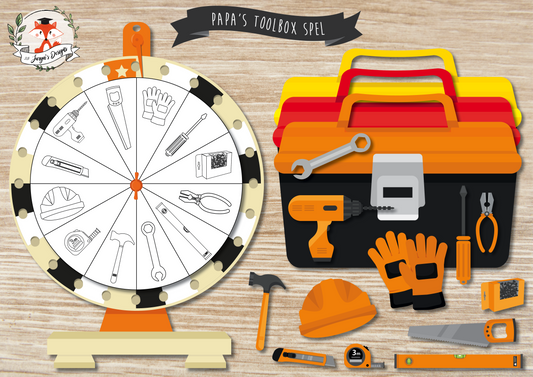 Papa's Toolbox - Juf Surya Designs