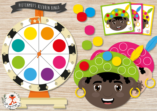 Pietenmuts Bingo Set - Juf Surya Designs