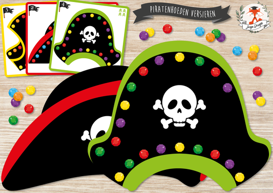 Piratenhoeden Versieren