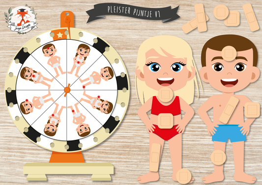 Pleister Pijntje V1&2 - Juf Surya Designs