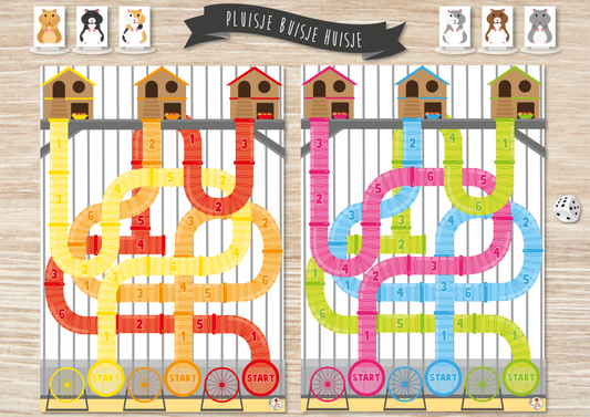 Pluisje Buisje Huisje - Juf Surya Designs