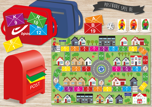 Postbode Spel BE - Juf Surya Designs