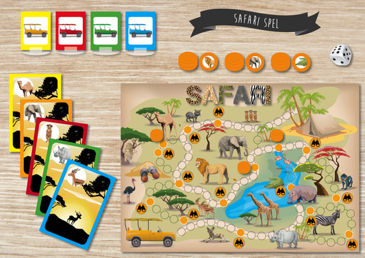 Safari Spel - Juf Surya Designs