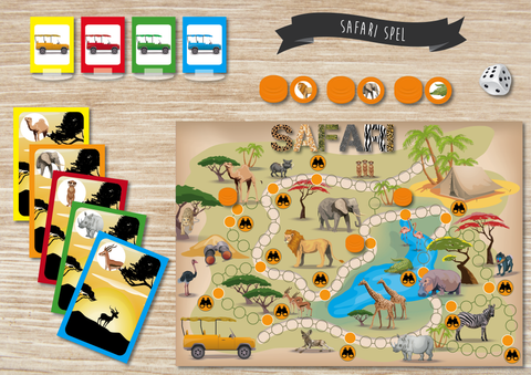 Safari Spel - Juf Surya Designs 