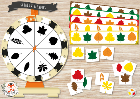 Schaduw Blaadjes - Juf Surya Designs