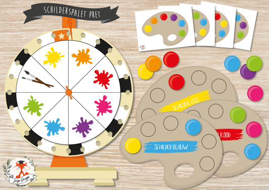 Schilderspalet Pret - Juf Surya Designs