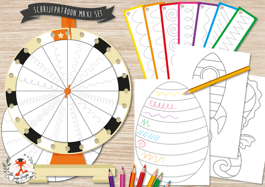 Schrijfpatroon Maxi Set