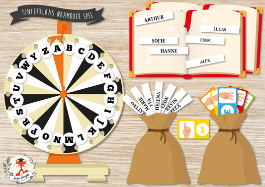 Sinterklaas Naamboek Spel