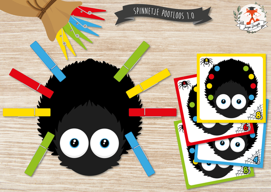 Spinnetje Pootloos Set - Juf Surya Designs