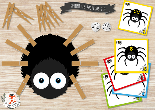 Spinnetje Pootloos Set - Juf Surya Designs