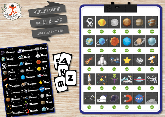 Spreekmuur: De Ruimte - Juf Surya Designs