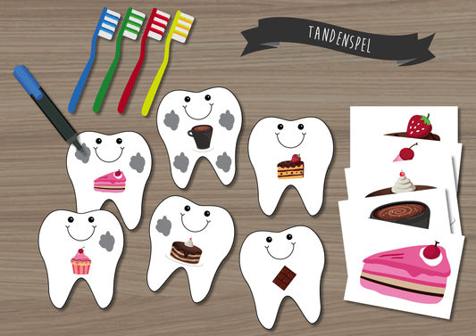 Tandenspel - Juf Surya Designs