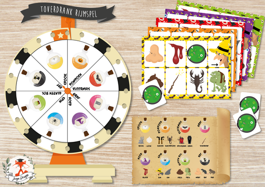 Toverdrank Rijmspel - Juf Surya Designs