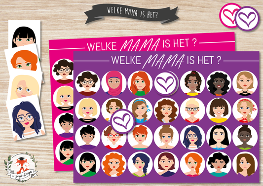 Welke Mama is Het? - Juf Surya Designs