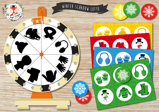 Winter Schaduw Lotto - Juf Surya Designs